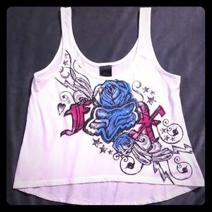4/$20 Fox Racing Brand Crop Tank Top Size Small